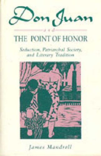 Don Juan and the Point of Honor Seduction, Patriarchal Society, and Literary Tradition  1992 9780271007816 Front Cover