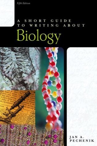 Short Guide to Writing about Biology  5th 2004 (Revised) 9780321159816 Front Cover