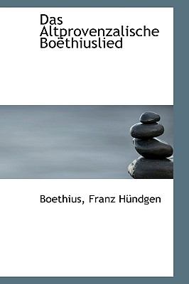 Altprovenzalische Bodthiuslied  2009 9781110048816 Front Cover