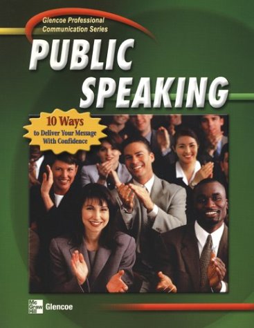 Public Speaking   2003 (Student Manual, Study Guide, etc.) 9780078290817 Front Cover