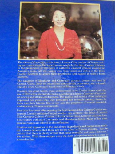 Betty Crocker's Chinese Cookbook N/A 9780394518817 Front Cover