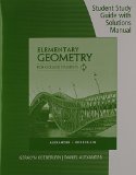 Student Study Guide with Solutions Manual for Alexander/Koeberlein's Elementary Geometry for College Students, 6th  6th 2015 9781285196817 Front Cover