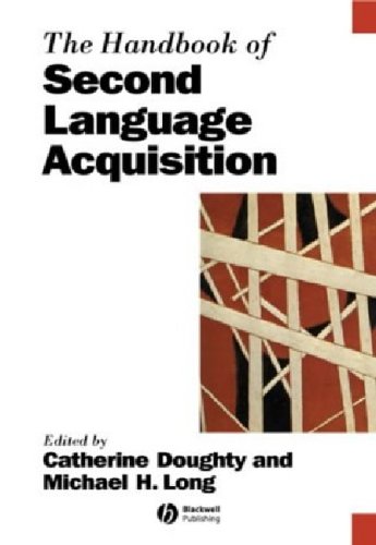 Handbook of Second Language Acquisition  2nd 2003 9781405132817 Front Cover