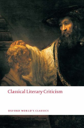 Classical Literary Criticism   2008 9780199549818 Front Cover