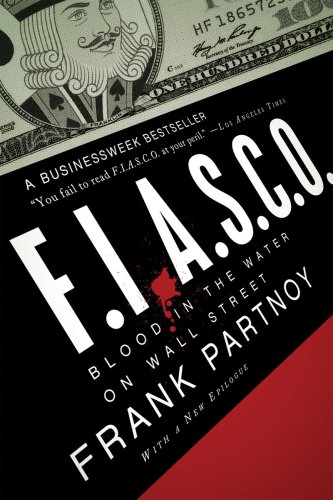 Fiasco Blood in the Water on Wall Street  2009 9780393336818 Front Cover