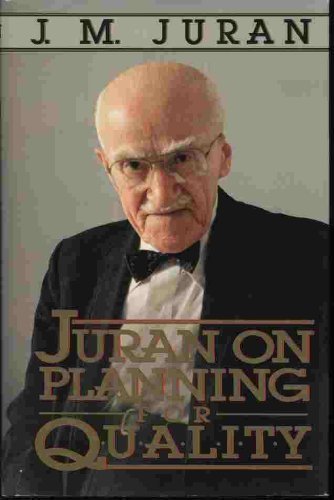 Juran on Planning for Quality   1988 9780029166819 Front Cover