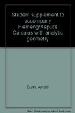 Calculus with Analytic Geometry Student Manual, Study Guide, etc.  9780063825819 Front Cover