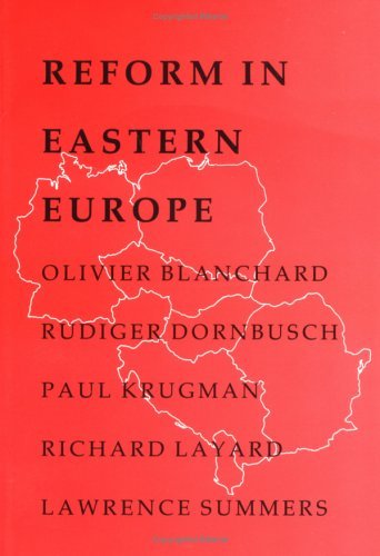 Reform in Eastern Europe  N/A 9780262521819 Front Cover