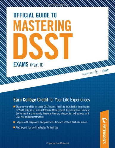 Official Guide to Mastering DSST Exams (vol II)  N/A 9780768933819 Front Cover