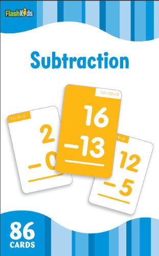 Subtraction (Flash Kids Flash Cards)  N/A 9781411434820 Front Cover