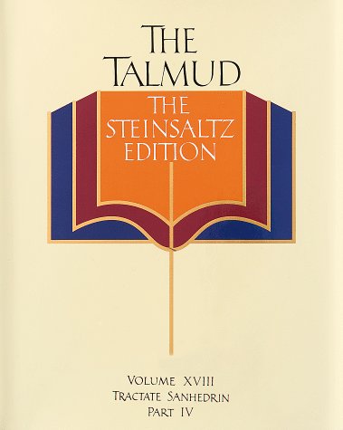 Talmud : The Steinsaltz Edition N/A 9780375501821 Front Cover