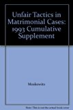 Unfair Tactics in Matrimonial Cases Supplement  9780471586821 Front Cover