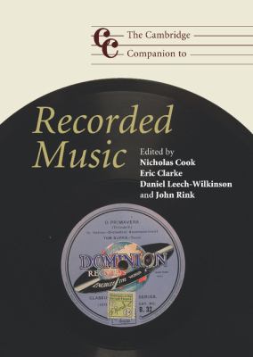 Cambridge Companion to Recorded Music   2009 9780521865821 Front Cover