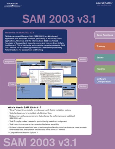 SAM 2003 3. 1 CourseNotes   2008 9781423911821 Front Cover