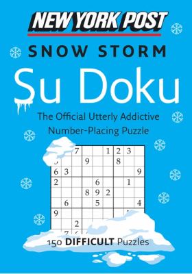 New York Post Snow Storm Su Doku (Difficult)  N/A 9780062213822 Front Cover