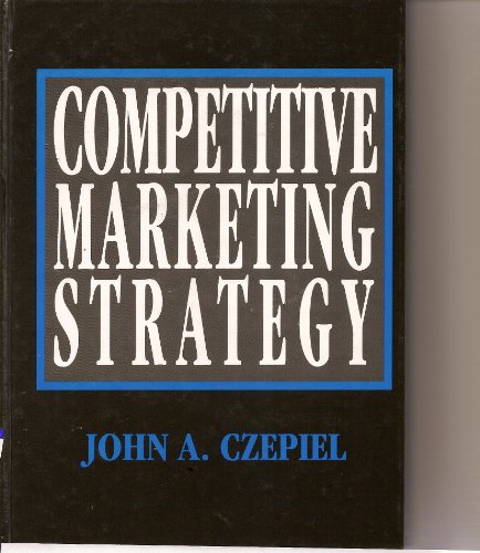 Competitive Marketing Strategy  1992 9780131430822 Front Cover