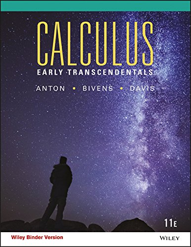 Calculus Early Transcendentals 11th 2016 9781118883822 Front Cover