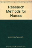 Research Methods for Nurses N/A 9780070001824 Front Cover