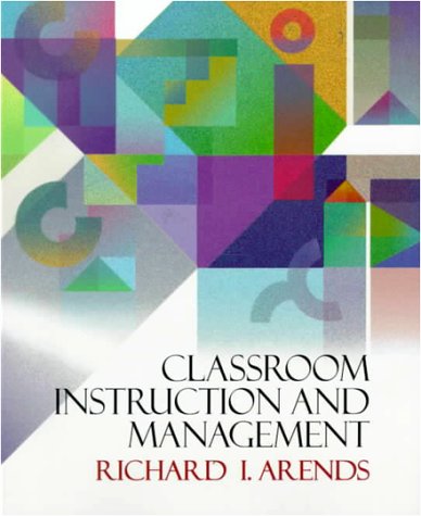 Classroom Instruction and Management   1997 9780070030824 Front Cover