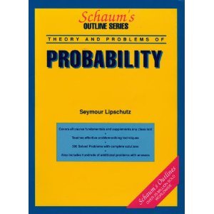 Schaum's Probability 1st 9780070379824 Front Cover