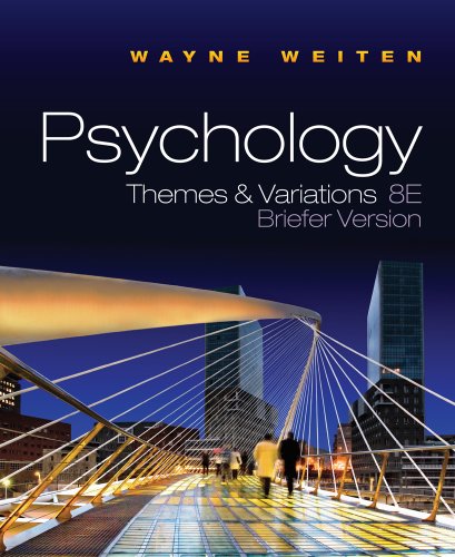 Psychology Themes and Variations 8th 2011 9780495811824 Front Cover