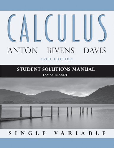 Calculus  10th 2012 9781118173824 Front Cover