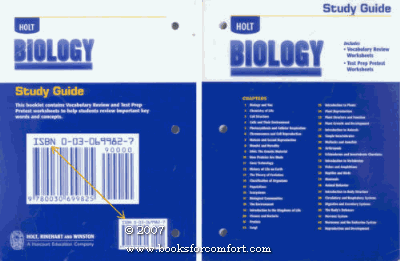 Biology  4th (Student Manual, Study Guide, etc.) 9780030699825 Front Cover