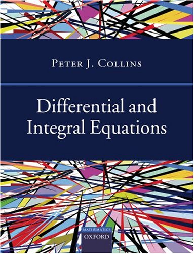 Differential and Integral Equations   2006 9780198533825 Front Cover