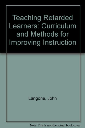 Teaching Retarded Learners   1986 9780205086825 Front Cover