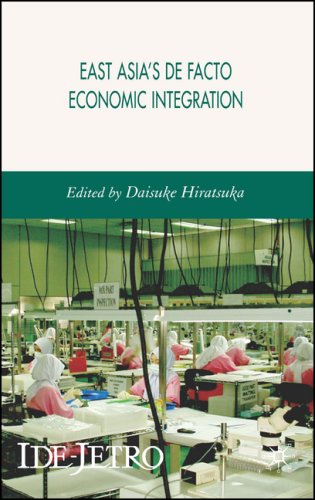 East Asia's de Facto Economic Integration   2006 9780230007826 Front Cover