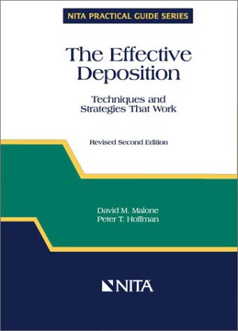 Effective Deposition Techniques and Strategies That Work 2nd 2001 (Revised) 9781556816826 Front Cover