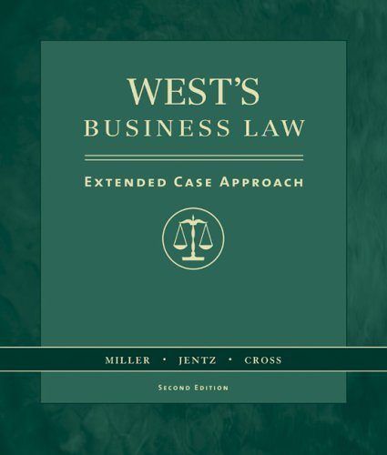 West's Business Law  2nd 2006 (Revised) 9780324204827 Front Cover