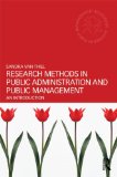Research Methods in Public Administration and Public Management An Introduction  2014 9780415655828 Front Cover