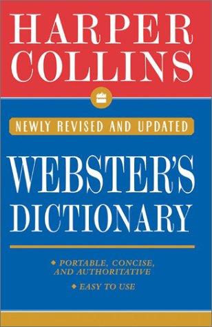 Collins Webster's Dictionary   2003 9780060557829 Front Cover
