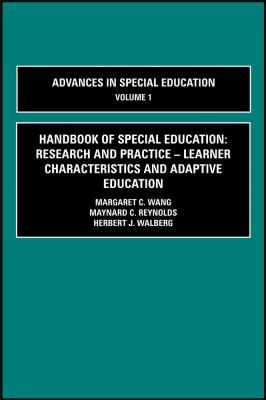Handbook of Special Education Learner Characteristics and Adaptive Education  1987 9780080333830 Front Cover