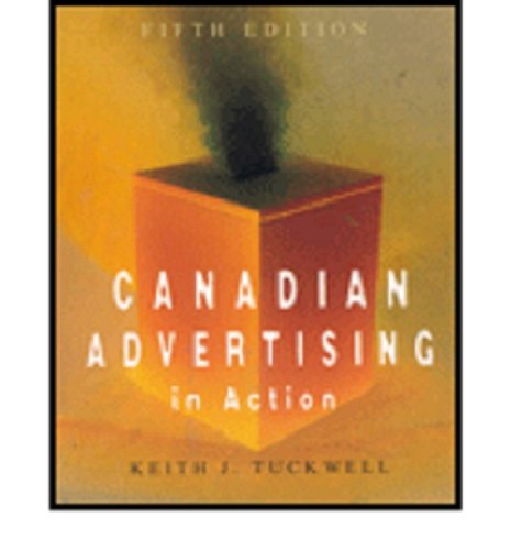 CANADIAN ADVERTISING IN ACTION 5th 2000 9780130836830 Front Cover