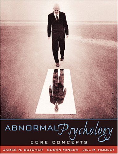 Abnormal Psychology Core Concepts  2008 9780205486830 Front Cover