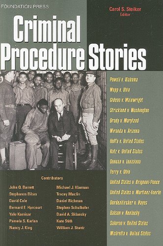Criminal Procedure Stories An in-Depth Look at Leading Criminal Procedure Cases  2005 9781587789830 Front Cover
