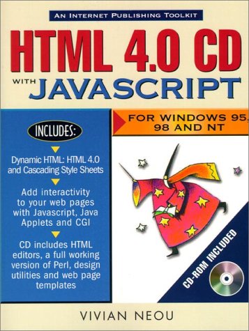 HTML 4.0 with JavaScript   1999 9780130957832 Front Cover