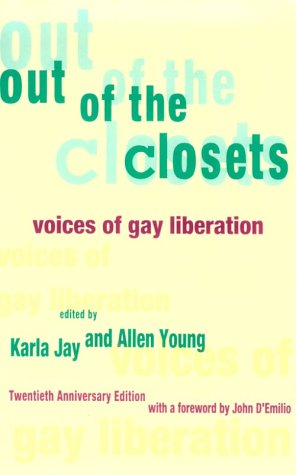 Out of the Closets Voices of Gay Liberation 2nd 1992 (Anniversary) 9780814741832 Front Cover