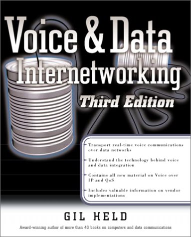 Voice and Data Internetworking  3rd 2001 9780072131833 Front Cover