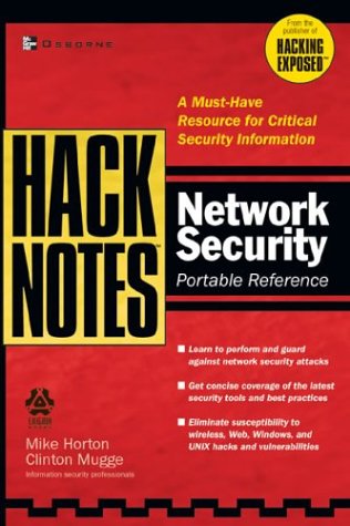HackNotes Network Security Portable Reference   2003 9780072227833 Front Cover