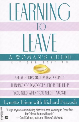 Learning to Leave A Women's Guide Revised  9780446394833 Front Cover