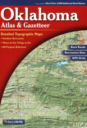 Oklahoma Atlas and Gazetteer  1998 9780899332833 Front Cover