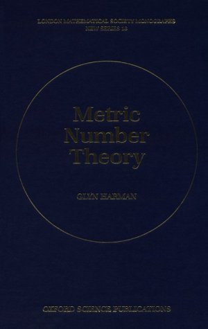Metric Number Theory   1998 9780198500834 Front Cover