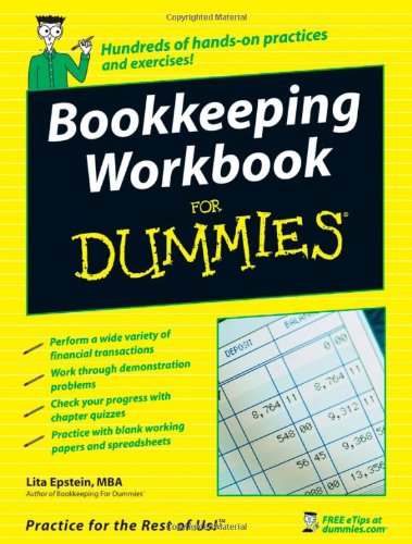 Bookkeeping Workbook for Dummies   2007 9780470169834 Front Cover