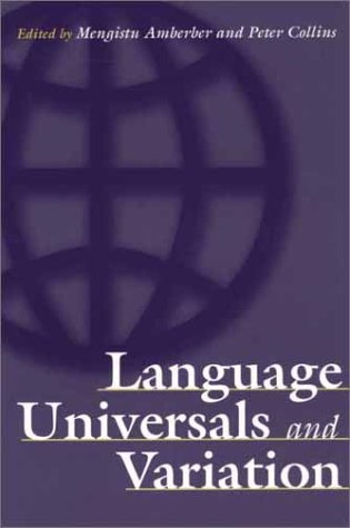 Language Universals and Variation   2002 9780275976835 Front Cover