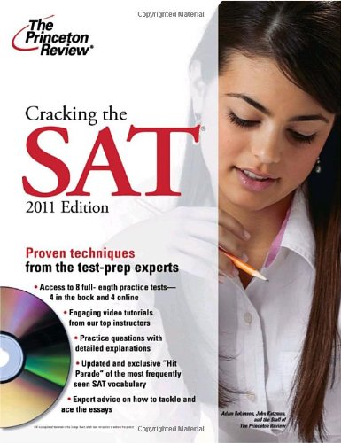Cracking the SAT with DVD, 2011 Edition  N/A 9780375429835 Front Cover