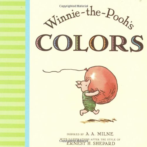 Winnie the Pooh's Colors  N/A 9780525420835 Front Cover