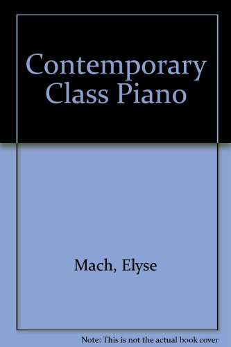 Contemporary Class Piano 4th 9780155134836 Front Cover